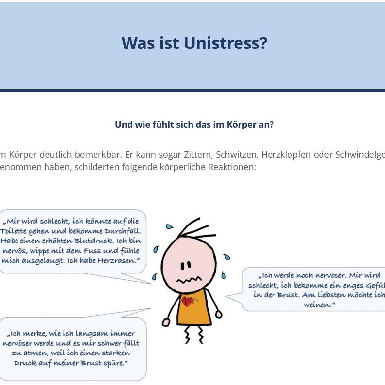 Öffnen Was ist Unistress - Körper