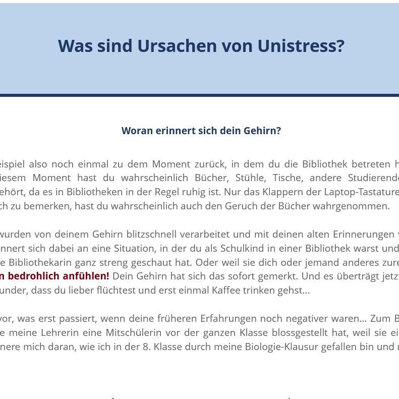 Öffnen Ursachen von Unistress - S.3