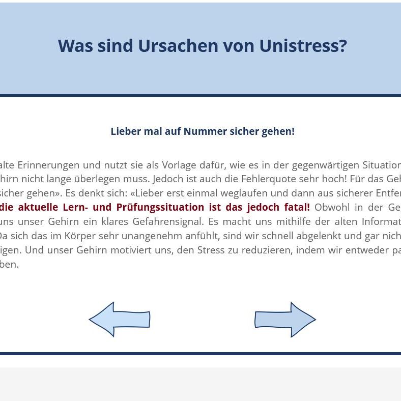 Öffnen Ursachen von Unistress - S.4