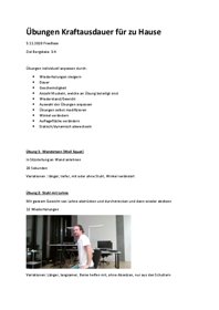 Preview 1 of Übungen Kraftausdauer für zu Hause.pdf