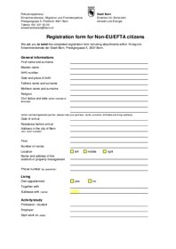 Vorschau 1 von Registration form for Non-EU EFTA citizens.pdf