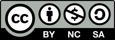 Creative Commons Lizenz: Namensnennung-Nicht kommerziell-Share Alike 4.0 International